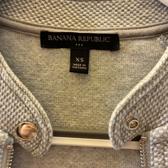 Banana Republic Collarless Cotton Jacket - XS - Picture 3 of 5